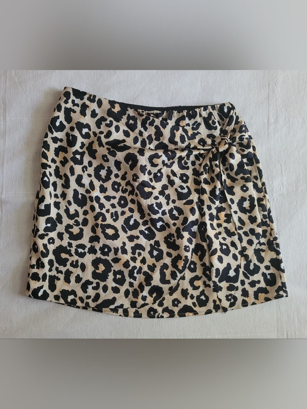 Moon River Animal Print Skirt